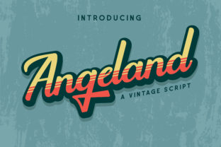 Angeland Font: Vintage Style for Creative Projects