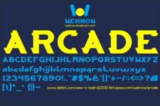 Arcade Font: Retro Vibe for Creative Projects