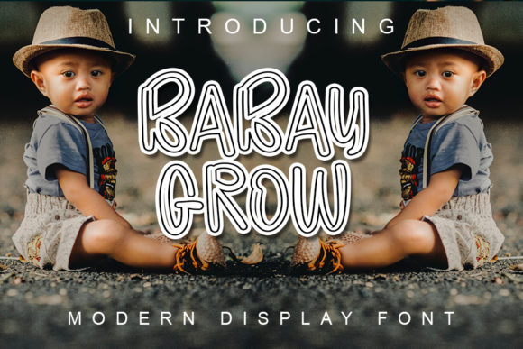 Baby Grow Font for Business Branding