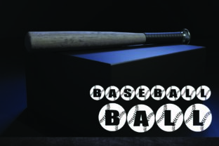 Baseball Ball Font for Creative Projects