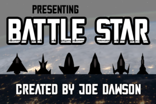 Battle Star: A Sci-Fi Display Font