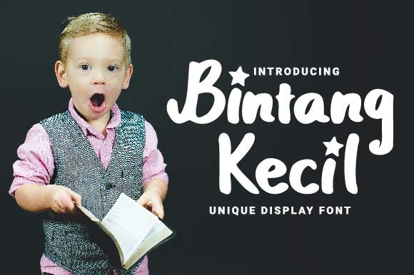Bintang Kecil Font for Bold Branding