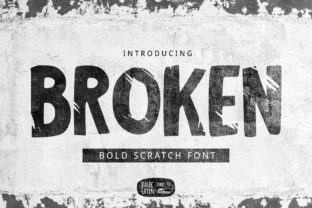 Broken: A Bold Display Font