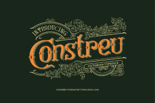 Constreu: A Bold Display Font for Creative Projects