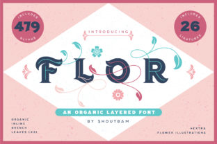 Flor: A Display Font for Creative Campaigns