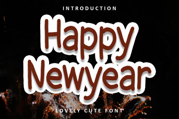 Happy Newyear Font Review