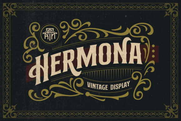 Hermona: A Vintage Display Font