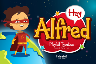 Hey Alfred: A Bold Display Font