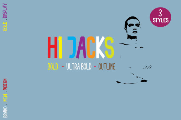 Hi Jacks: A Bold Display Font