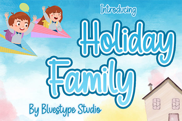 Holiday Family Font for Bold Campaigns
