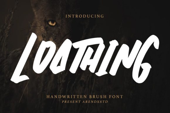 Loathing: A Bold Display Font for Web Design