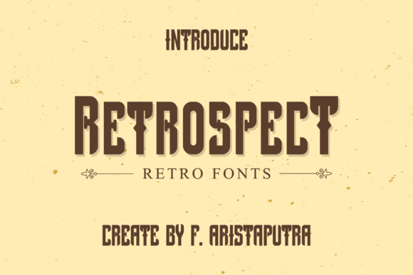 Retrospect: A Bold Display Font for Campaigns