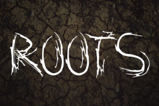 Roots: A Spooky Display Font