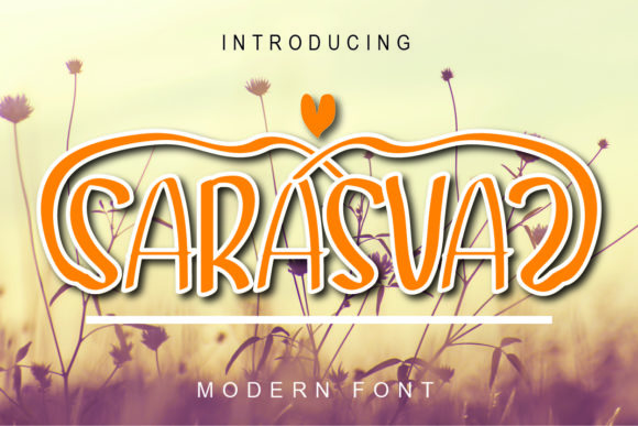 Sarasvaz: A Bold Display Font