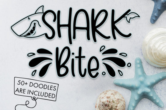 Shark Bite Font for Web Design