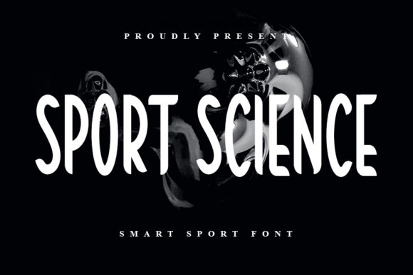 Sport Science Font for Creative Makers
