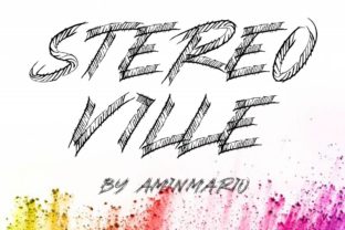 Stereo Ville Font: A Fun Display Type