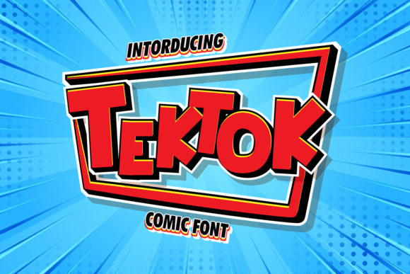 Tektok: A Bouncy Font for Creative Projects